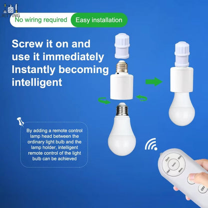 Wireless Remote Control Lamp Holder