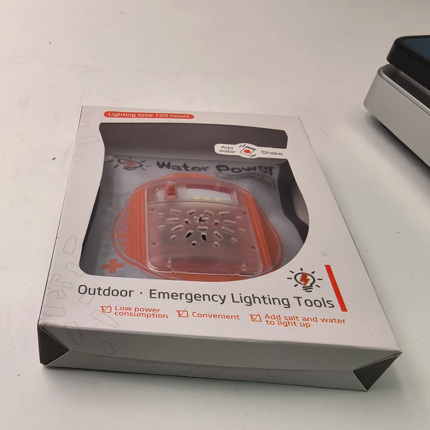 Water-Powered Emergency Camping Light