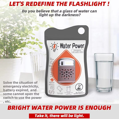 Water-Powered Emergency Camping Light